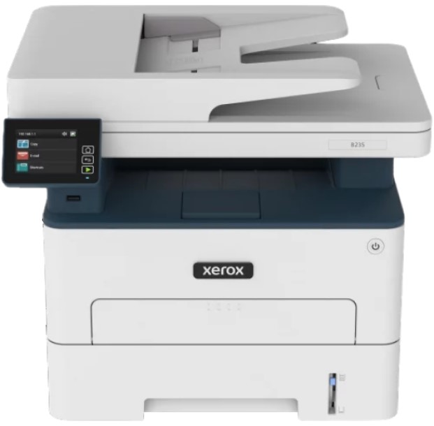 

МФУ лазерное черно-белое Xerox B235 B235V_DNI A4, 34ppm, USB/LAN/Wi-Fi, Fax, ADF50, 256Mb, B235