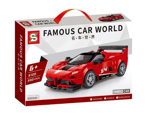 

Конструктор Sembo Block FERRARI FXX-K EVO 607317 330 деталей, FERRARI FXX-K EVO