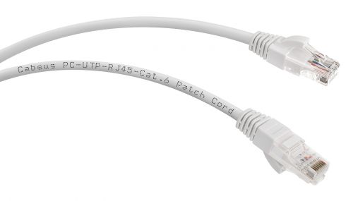 

Кабель патч-корд U/UTP 6 кат. 1.5м Cabeus PC-UTP-RJ45-Cat.6-1.5m-WH, PC-UTP-RJ45-Cat.6-1.5m-WH