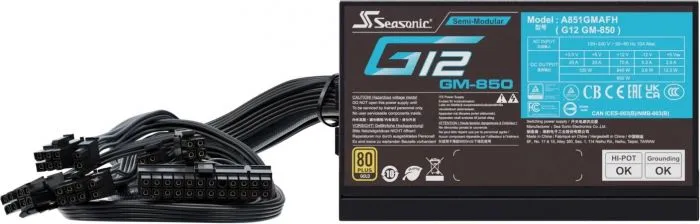 фото SeaSonic G12 GM-850