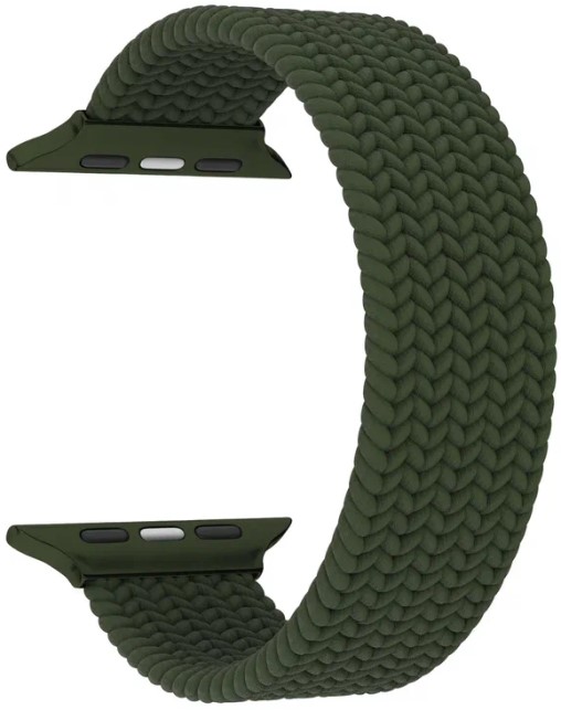 Ремешок на руку Lyambda STEROPA DSN-11-40-DG плетеный нейлоновый для Apple Watch 38/40 mm dark green