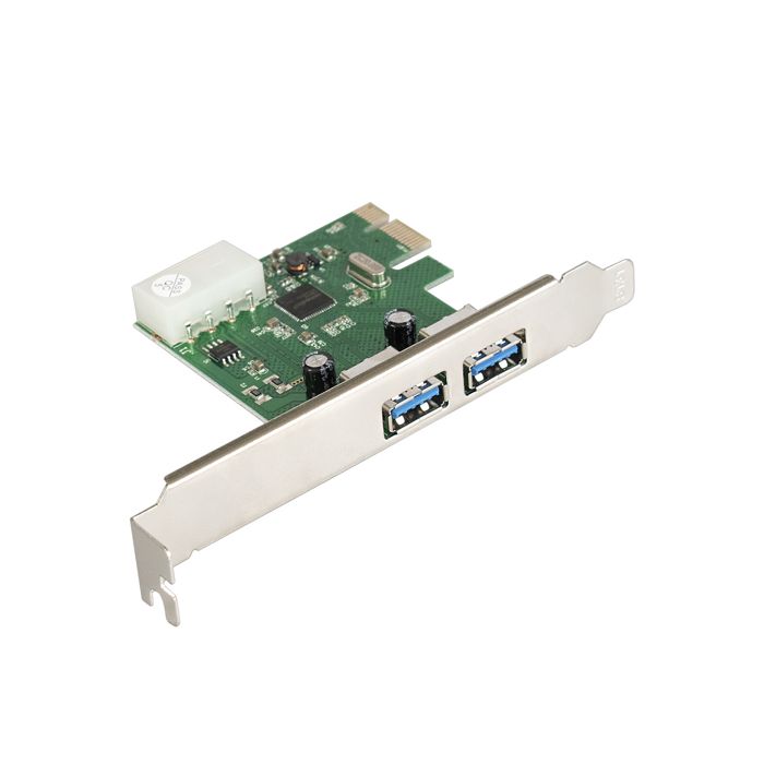 Контроллер Exegate EXE-319 EX283718RUS PCI-E 2.0, 2*USB3.0 ext, разъем доп.питания (OEM)