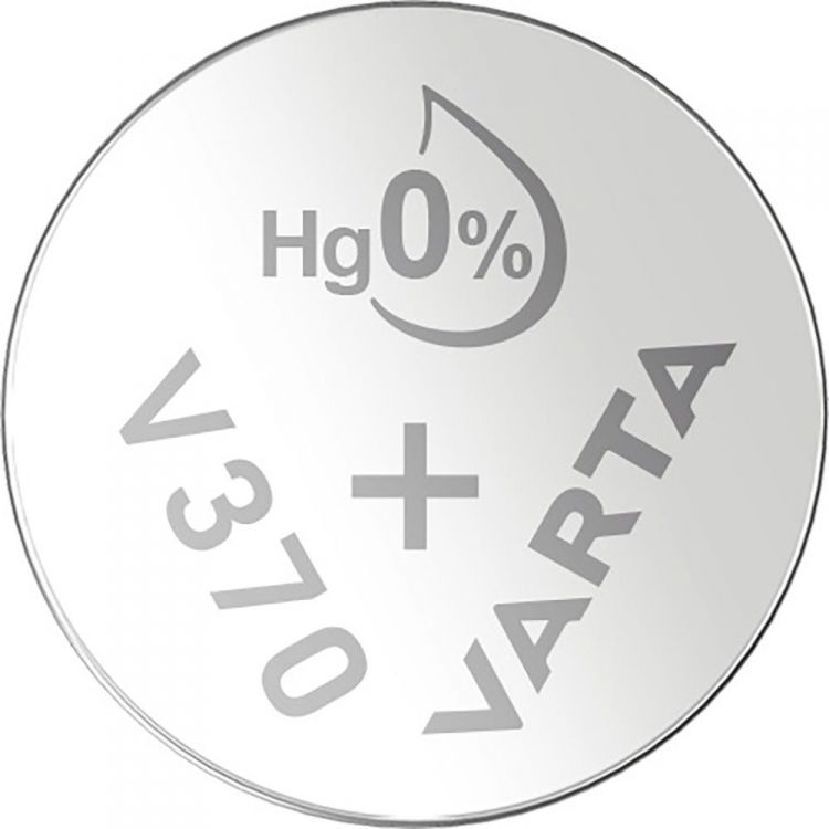 

Батарейка Varta 370 BL1 Silver Oxide 1.55V (1/10/100), 370