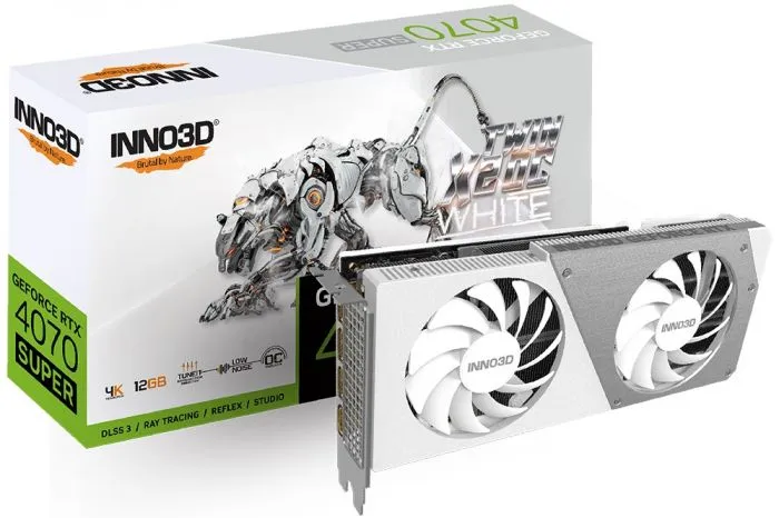 Inno3D GeForce RTX 4070 SUPER TWIN X2 OC WHITE