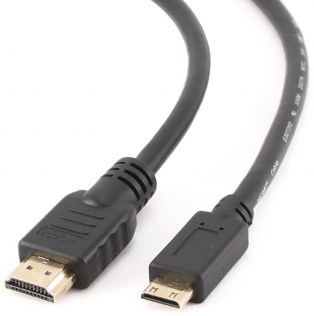 

Кабель интерфейсный HDMI-miniHDMI Cablexpert CC-HDMI4C-10 3м, v2.0, 19M/19M, 3D, Ethernet, черный, позол.разъемы, экран, пакет, CC-HDMI4C-10