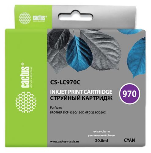 

Картридж Cactus CS-LC970C, CS-LC970C