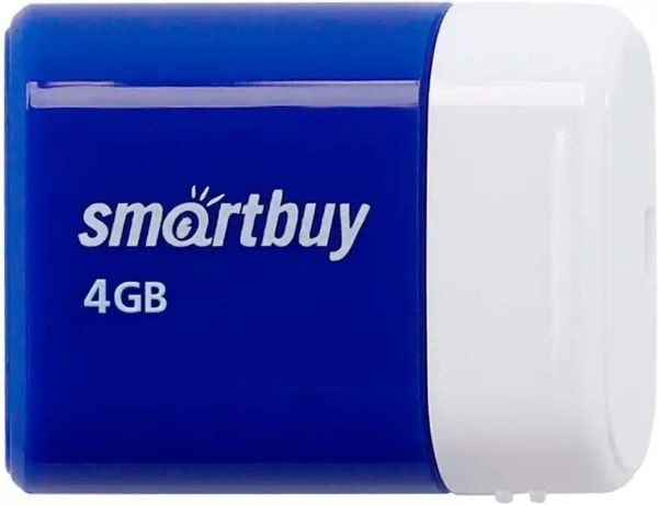 

Накопитель USB 2.0 4GB SmartBuy SB4GBLara-B Lara синий, SB4GBLara-B