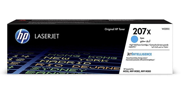 

Картридж HP 207X W2211X для CLJ Pro M255/MFP M282/M283, голубой (2450 стр.), 207X