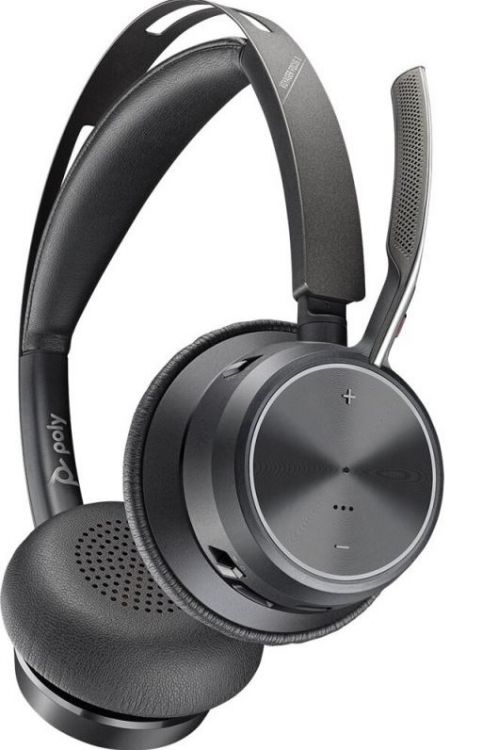 

Гарнитура wireless Plantronics VOYAGER FOCUS 2 UC 76U47AA (COMPUTER & MOBILE) USB-C, PREMIUM STEREO BLUETOOTH, WITHOUT CHARGE STAND, WORLDWIDE, VOYAGER FOCUS 2 UC