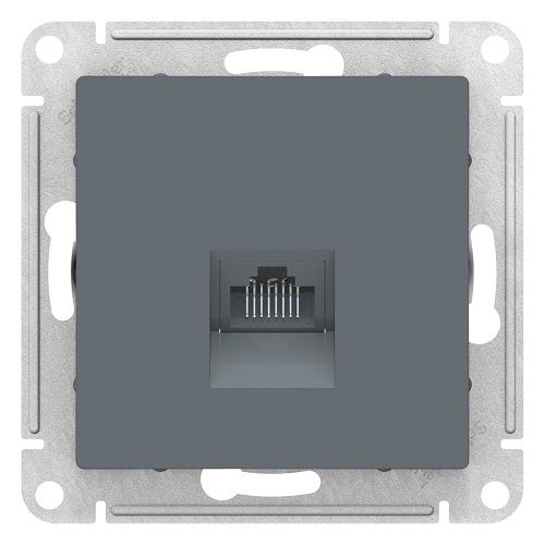 

Розетка Systeme Electric ATN000783 AtlasDesign, компьютерная, RJ45, механизм, грифель, ATN000783