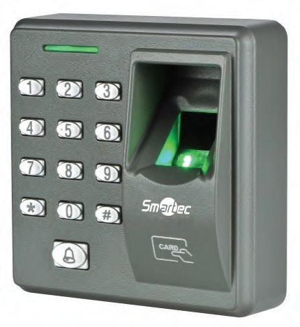 Считыватель Smartec ST-SC110EKF автономный биометрический; разрешение сканера 500 dpi; память на 200
