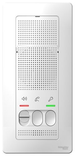 Переговорное устройство Schneider Electric BLNDA000011 Blanca (Домофон), 4,5В (белый)