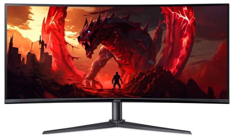 

Монитор 34" Acer Nitro XZ342CUV3bmiiphx UM.CX2CD.302 black, VA, изогнутый, 3440*1440, 180Hz, 1 ms, 178°/178°, 400 cd/m, 4000:1, 2*HDMI 2.0, DP, регули, Nitro XZ342CUV3bmiiphx