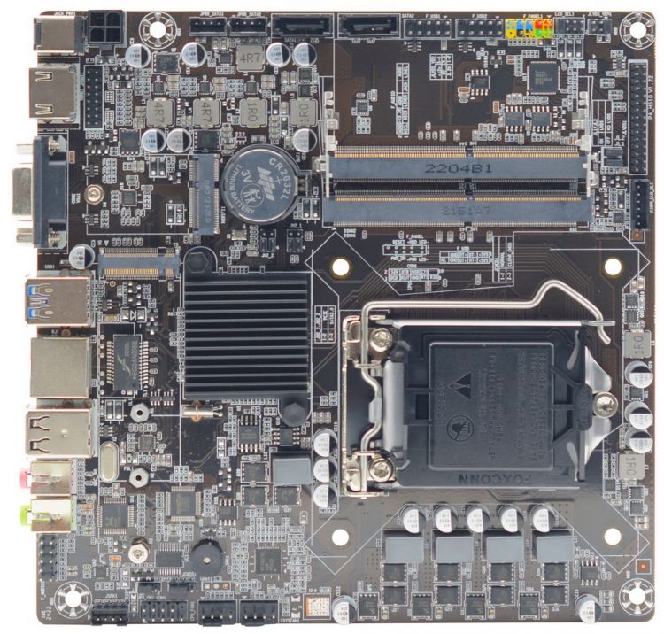 Материнская плата mini-ITX Afox AFH510-MI (LGA1200, H510, 2*DDR4 (3200), 2*SATA 6G, M.2, Glan, HDMi, VGA, 2*USB 3.0, 2*USB 2.0) материнская плата afox h510 afh510 mi