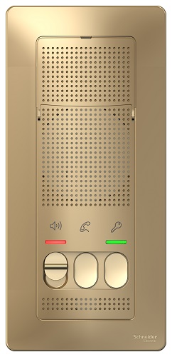 Переговорное устройство Systeme Electric BLNDA000014 Blanca (Домофон), 4,5В Титан