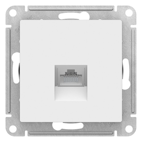 

Розетка Systeme Electric ATN000183 AtlasDesign, компьютерная, RJ45, механизм, белая, ATN000183