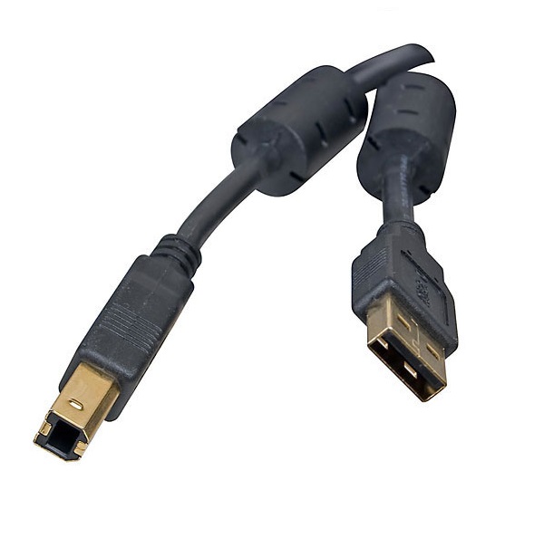 

Кабель 5bites UC5010-018A профессиональный, Express USB2.0, AM-BM, Ferrites, 1.8м, UC5010-018A