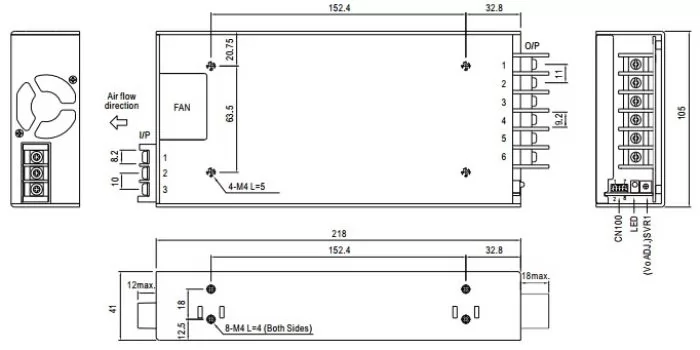 Mean Well HRPG-450-24