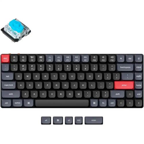 

Клавиатура Wireless Keychron K3 Pro K3P-H2 механическая ультратонкая QMK, 84 клавиши, RGB-подсветка, Gateron Blue Switch, K3 Pro