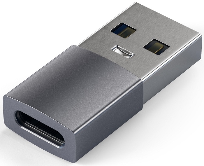 

Адаптер Satechi ST-TAUCM USB Type-A to Type-C, серый космос, ST-TAUCM