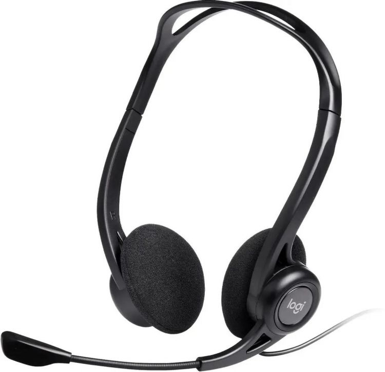 Гарнитура проводная Logitech Stereo Headset 960 USB (УЦЕНЕННЫЙ) 20 - 20000 Гц