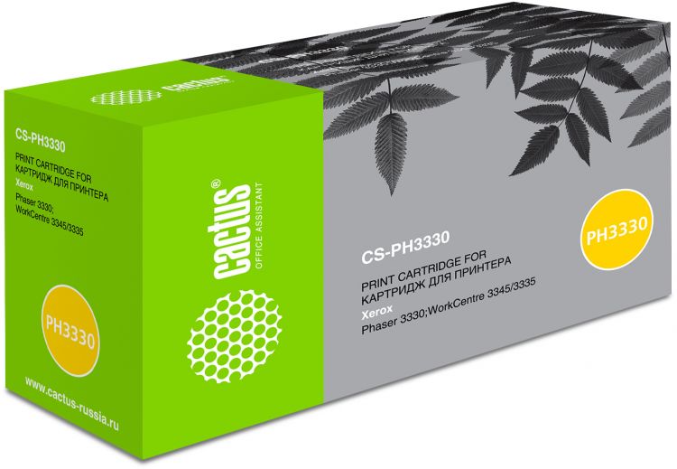 

Картридж Cactus CS-PH3330 черный (8500стр.) для Xerox Phaser 3330/WC3335, CS-PH3330