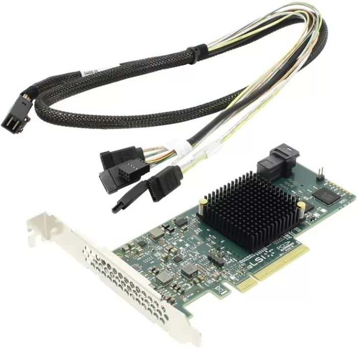 Broadcom/LSI MegaRAID SAS 9300-4i KIT