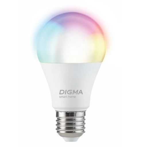 

Лампа Digma DiLight N1 DLE27N1R умная E27 9Вт 800lm Wi-Fi, DiLight N1