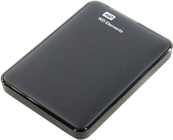 

Внешний диск HDD 2.5'' Western Digital WDBUZG0010BBK-WESN 1TB Elements USB 3.0 черный, WDBUZG0010BBK-WESN