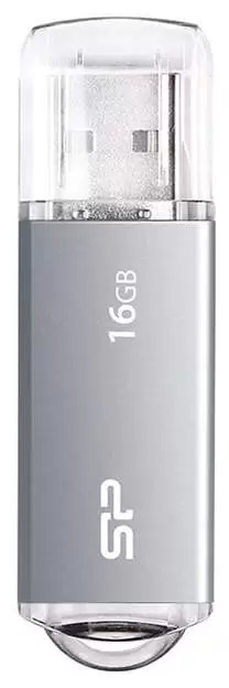 Накопитель USB 2.0 16GB Silicon Power SP016GBUF2M01V1TB6 Ultima II серый