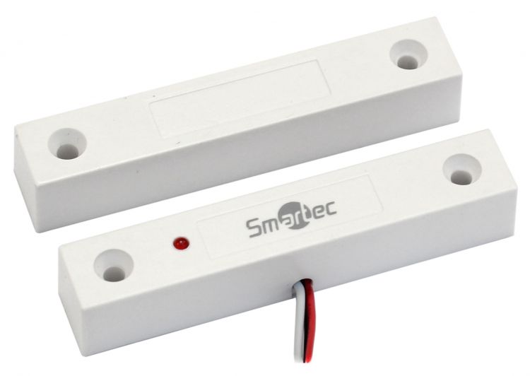 

Датчик Smartec ST-DM135NC-WT магнитоконтактный, СИД индикация, белый, накладной для деревянных дверей, зазор 25 мм, ST-DM135NC-WT