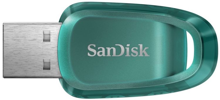 

Накопитель USB 3.2 128GB SanDisk CZ96 Ultra Eco синий/зелёный, CZ96 Ultra Eco