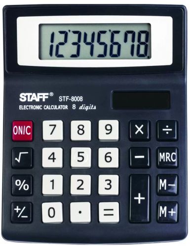 Калькулятор настольный STAFF STF-8008