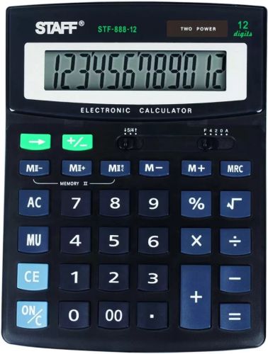 Калькулятор настольный STAFF STF-888-12