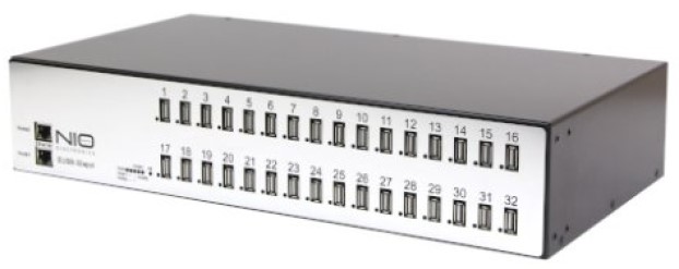 Концентратор Nio-Electronics NIO-EUSB 32EPCL 32*USB, 2U, отказоустойчивая версия, цвет черный