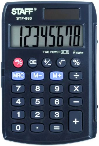 Калькулятор карманный STAFF STF-883