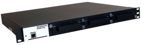 Концентратор Nio-Electronics NIO-EUSB 21IPN 21*USB, RJ-45, БП, цвет черный