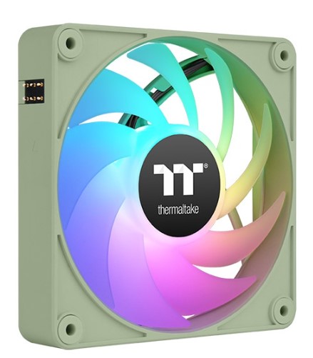 

Вентилятор для корпуса Thermaltake CT140 EX Matcha CL-F199-PL14MG-A 140x140x25mm, зеленый, реверсивный, 500-1800rpm, 94.95CFM, 32.8 dBa, ARGB, 4-pin (, CT140 EX Matcha