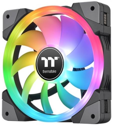 Вентилятор для корпуса Thermaltake SWAFAN EX14 RGB TT Premium Edition CL-F144-PL14SW-A 140x140x25mm, цвет черный - фото 1