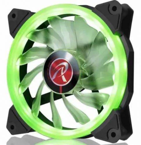 Вентилятор для корпуса Raijintek IRIS 12 Green 0R400042 120x120x25mm, 800-1800rpm, 42.17 CFM, 26.5dB