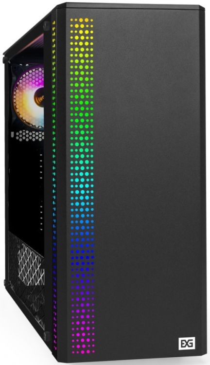 Корпус ATX Exegate Mistery Z4 EX294408RUS черный, БП 600W, боковая панель из закаленного стекла, USB 3.2, 2*USB 2.0, audio