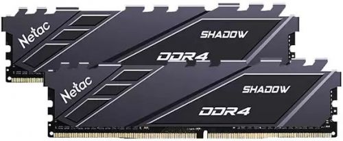 Модуль памяти DDR4 32GB (2*16GB) Netac NTSDD4P32DP-32E Shadow PC4-25600 3200MHz CL16 1.35V gray with