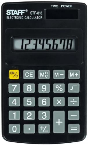Калькулятор карманный STAFF STF-818