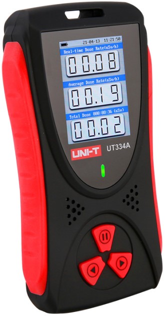 Дозиметр UNI-T UT334A X, B и Y излучение, цвет красный