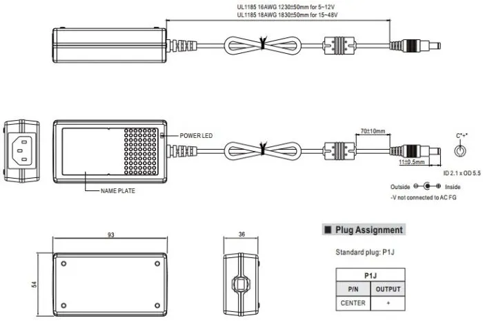 фото Mean Well GS18A05-P1J