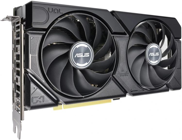 Видеокарта PCI-E ASUS GeForce RTX 4070 SUPER EVO (DUAL-RTX4070S-12G-EVO) 90YV0KC1-M0NA00 12GB GDDR6X 256bit 5nm 1500/14000MHz HDMI/3*DP