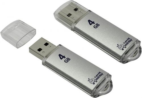 

Накопитель USB 2.0 4GB SmartBuy SB4GBVC-S, SB4GBVC-S