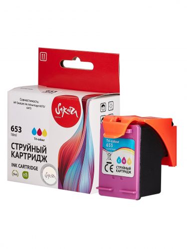 

Картридж струйный Sakura 3YM74AE (№653 Tri-colour), 3YM74AE (№653 Tri-colour)