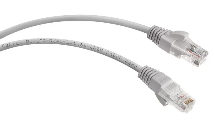 Cabeus PC-UTP-RJ45-Cat.6a-2m-LSZH