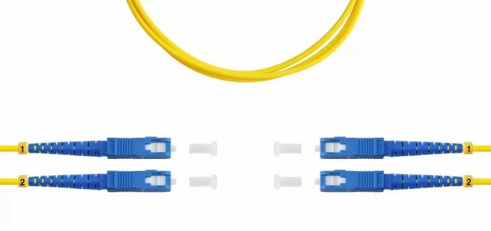 TELCORD ШОС-2x3.0-2SC/U-2SC/U-SM-30м-LSZH-YL